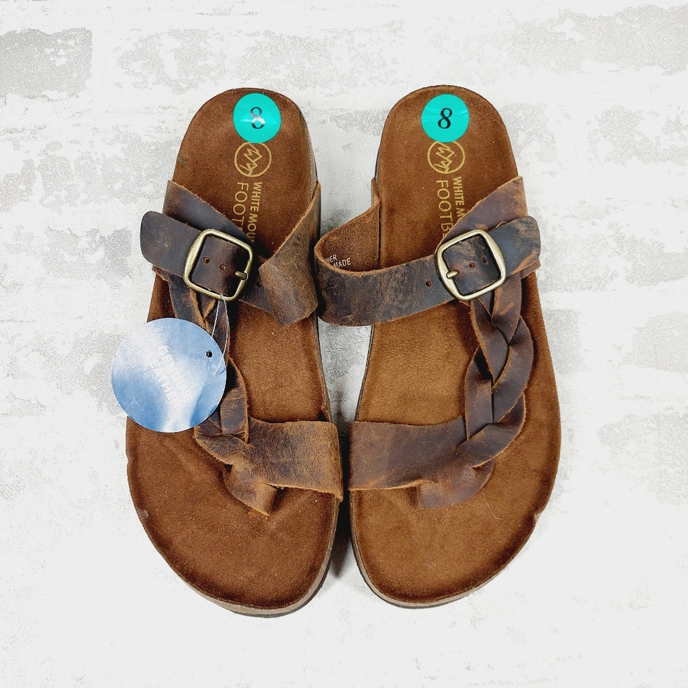 New WHITE MOUNTAIN Crawford Signature Comfort Molded Footbed Braided Sandal C527 - Picture 6 of 9